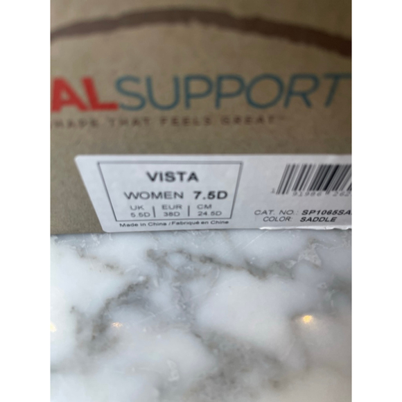 Spenco Vista Women’s 7.5D Saddle Brown Total Support Sandals New in Box - Picture 5 of 6